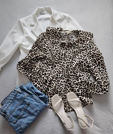 Krásna zaujímavá blúzka h&m, h&m,l