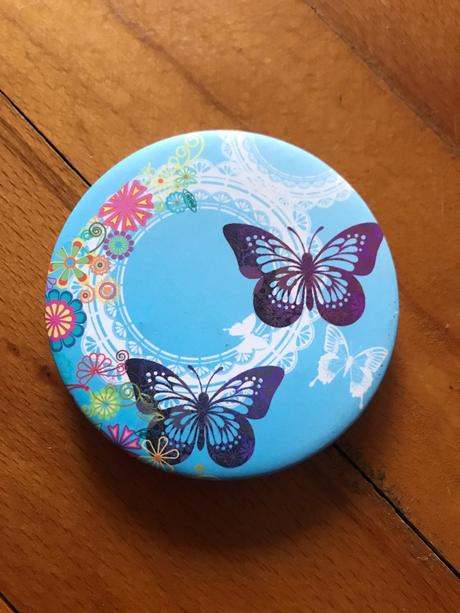 Skladacie zrkadielko - motív motýle,