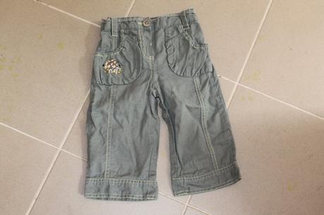 3/4 platene nohavice, next,98