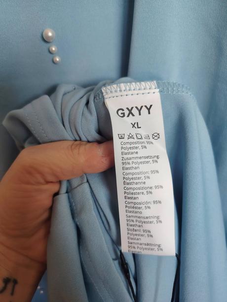Krasne spolocenske saty s perlickami l a xl, l / xl