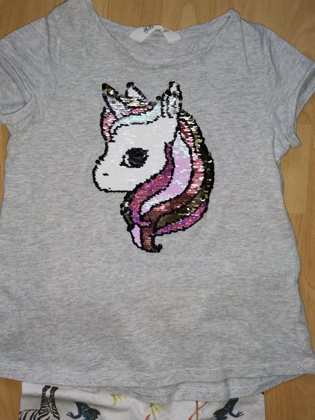 Tričko plus legíny, h&m,128