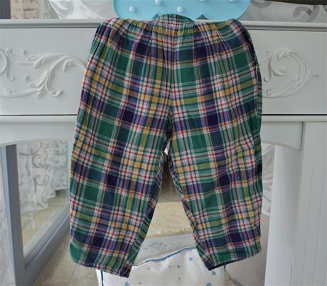 Kárované šašovské nohavice-92, 92