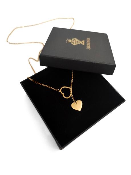 Nový náhrdelník so srdiečkami chirurgická oceľ, 