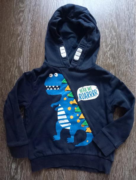 2x dino mikina, c&a,98