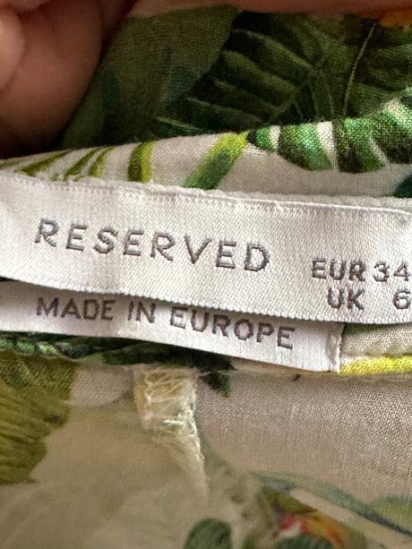 Letne šaty, reserved,xs