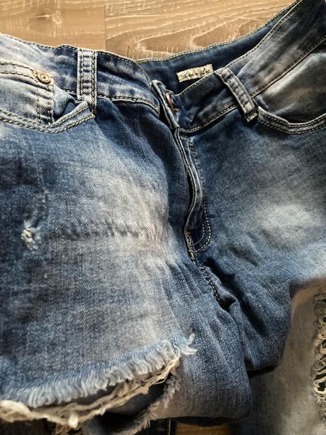 Roztrhané rifle, denim,30