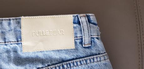 Riflová sukňa, pull&bear,l