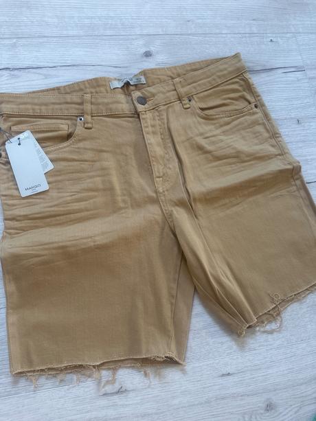 Mango pánske kraťasy horčicové, mango,46 / 48 / l / m