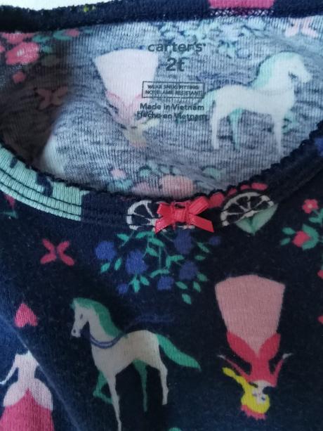 Princeznovské rozprávkové krátke pyžamko, carter's,92