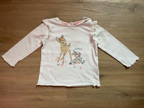 Tričko so srnčekom bambi a zajačikom, f&f,80