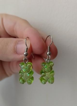 Náušnice gumený medvedíkovia, 