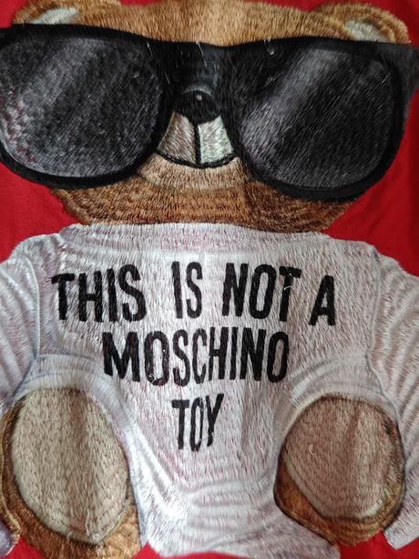 Moschino bear originál dlhs už e dámske tričko, moschino,l