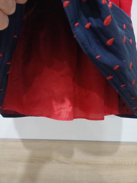 Šaty na vianočne fotenie..1x oblečene, 98