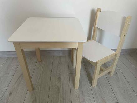 Detský stolík so stoličkou nový, 