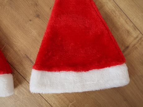 Mikulášska čiapka 104-110 (3-5 rokov)  nová, 104 / 110
