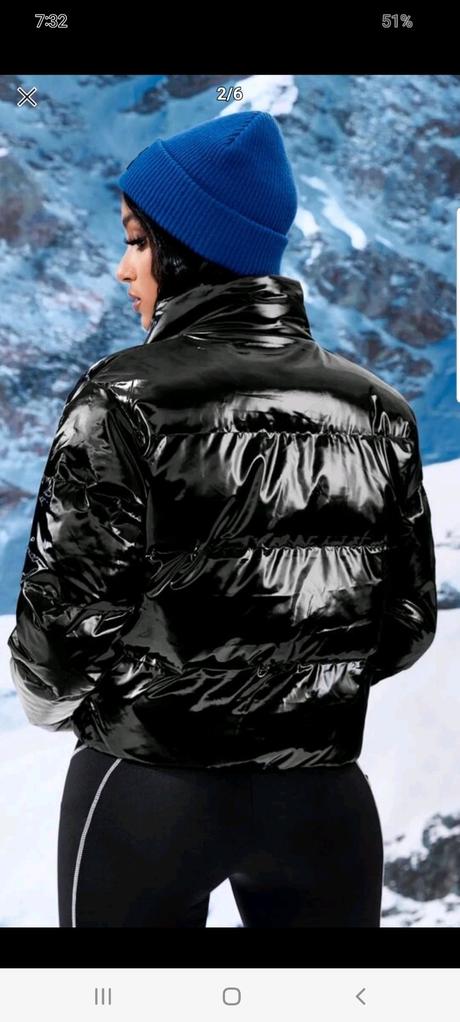 Lakovaná bunda, l / m / s / xs