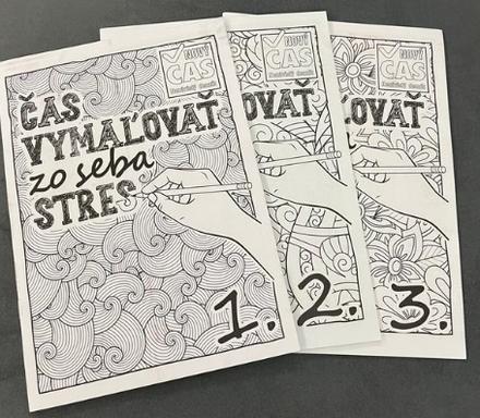 Cas vymalovat zo seba stres 1.,2.,3., 