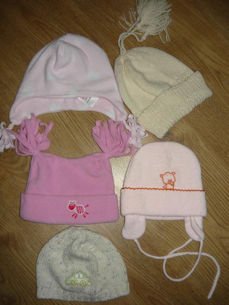 Teplé čiapky viac kusov -3/6, 68