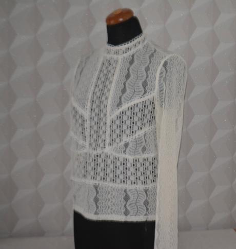 Čipkovaná blúzka h&m, veľ. s/m, h&m,38