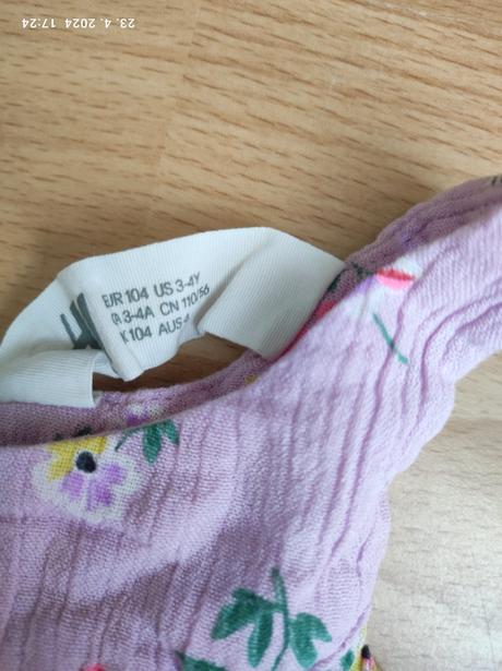 Letné tričko pre dievčatko 98, h&m,98