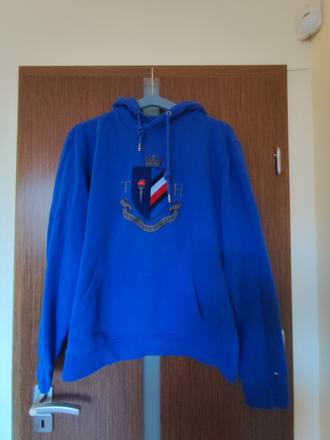 Modrá mikina tommy hilfiger, veľ.xl, veľmi pekne s, tommy hilfiger,xl
