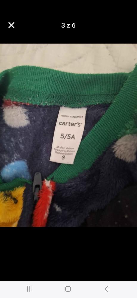 Teple pyzamka, carter's,110