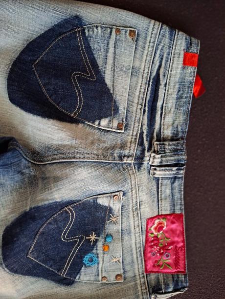 Dámske tmavosvetlé modré  rifle., success,38