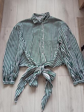 Pasiková košeľa na viazanie, m