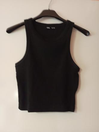 Čierny crop top, sinsay,m