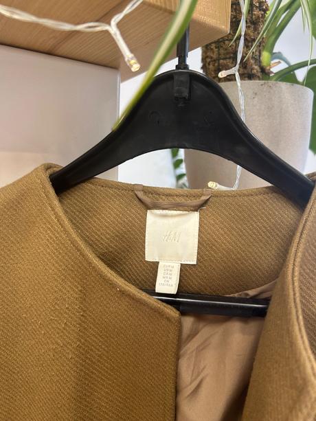 Dámsky dlhý kabát, h&m,m