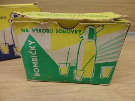 Bombičky na výrobu sódy - retro,