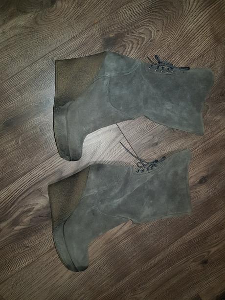 Kožene čižmy na platforme 1x obute, 39