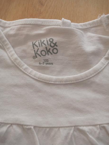 Biele tričká pre dievčatko, f&f,116