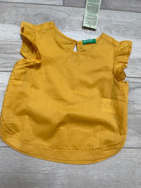 Okrová blúzka benetton, benetton,92