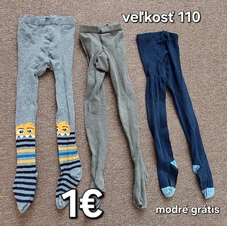 Pančušky veľkosť 110, 104–116