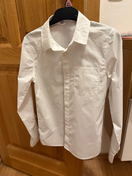 Biela košeľa, h&m,134