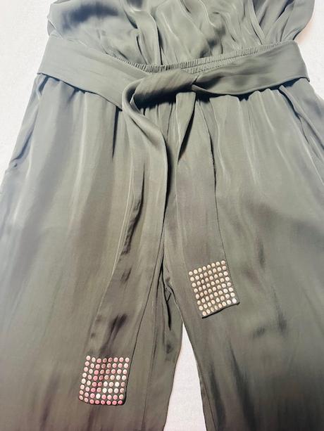 Khaki overal s ozdobami zn. pietro filipi originál, pietro filipi,40