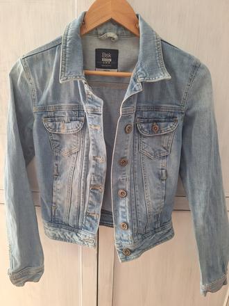 Bershka denim riflova bunda, bershka,s