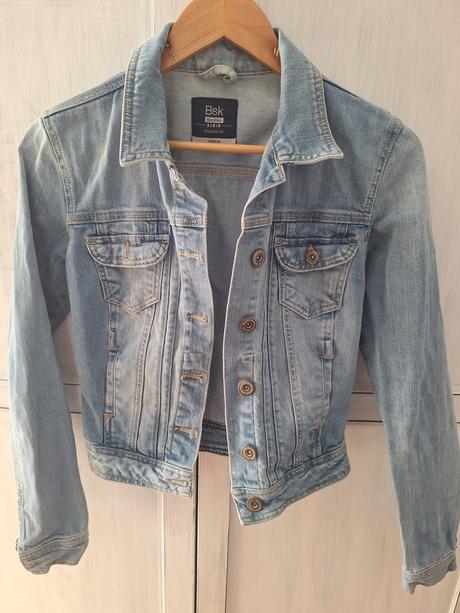 Bershka denim riflova bunda, bershka,s