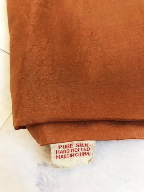 Hodvábna šatka na krk, xl