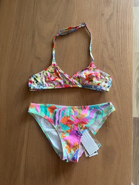 Set barevné plavky s motivem kvetin, calzedonia,122