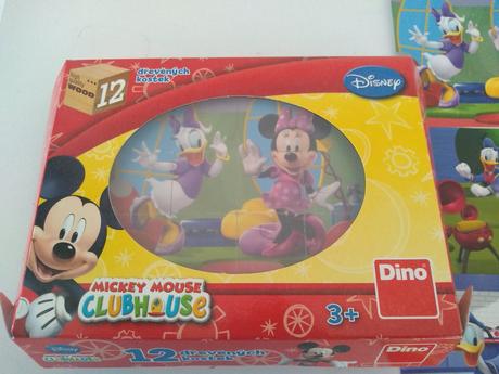 Minnie drevené kocky,