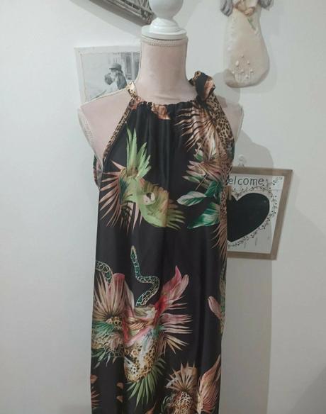 Letné maxi šaty, l / m / s