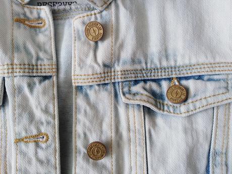 Štýlová riflová bundička xxs, reserved,158