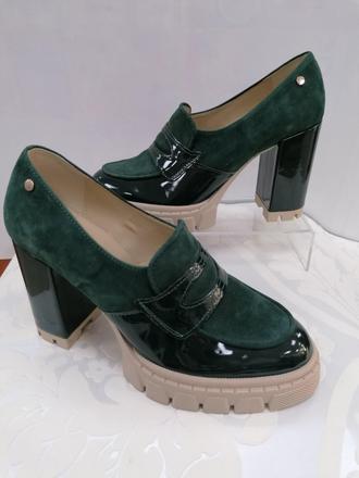 Dámske kožené topánky zn.olivia 23220362 z, 39 / 40