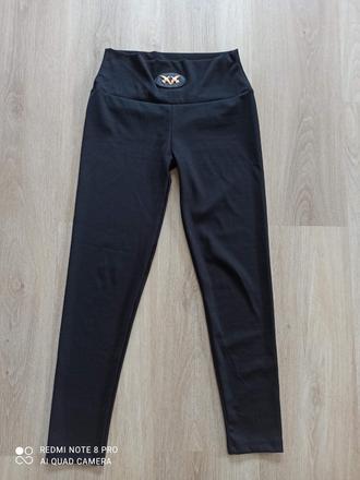 Vrubkovane legíny vyšší pas, xl