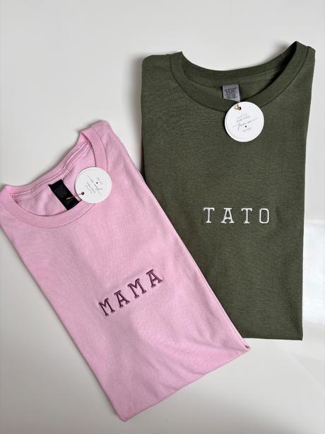 Khaki & baby pink, m / s