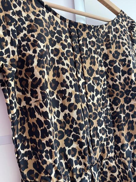 Asos satenove leopard saty xs, xs