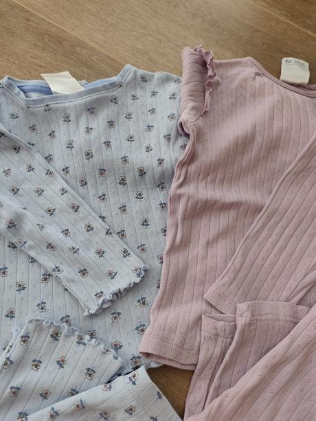 2x dlhé dvojdielne pyžamko h&m, h&m,98