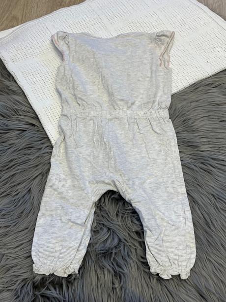 Dievčenský letný overal s motýľmi pásikavý  (68), disney,68